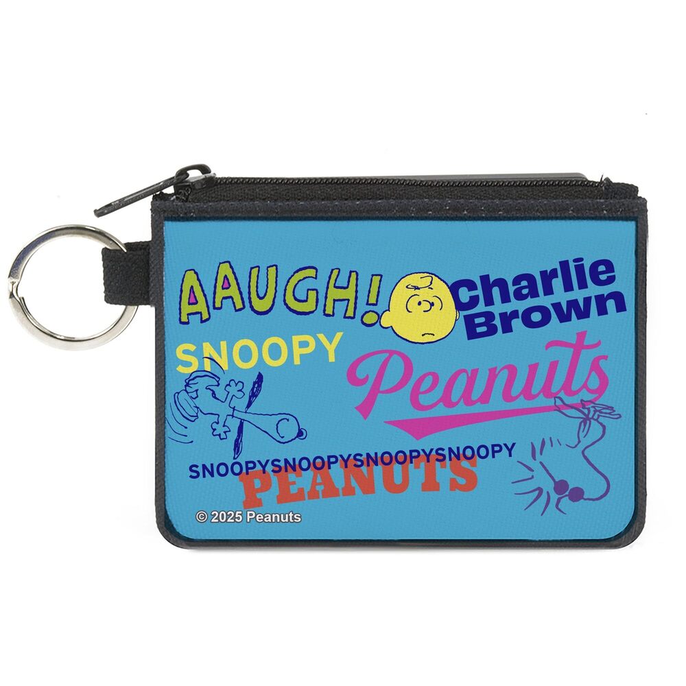 8870 Peanuts Wallet, Coin Purse, Charlie Brown Snoopy and Woodstock